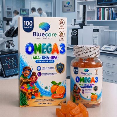 Gomitas Omega 3 ARA+DHA+EPA+ Vitaminas D3 y E